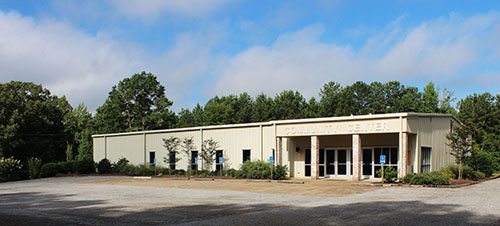 exterior of community center